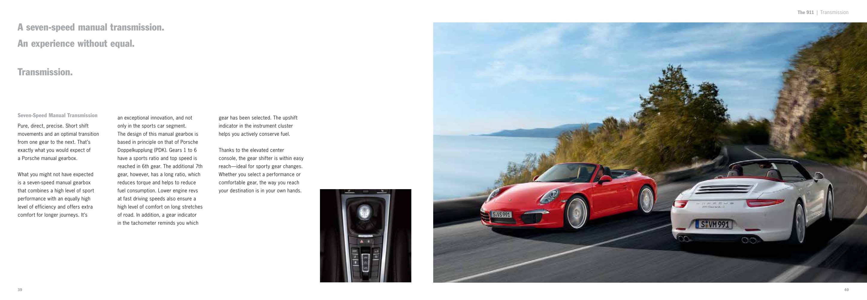 2013 Porsche 911 Brochure Page 47